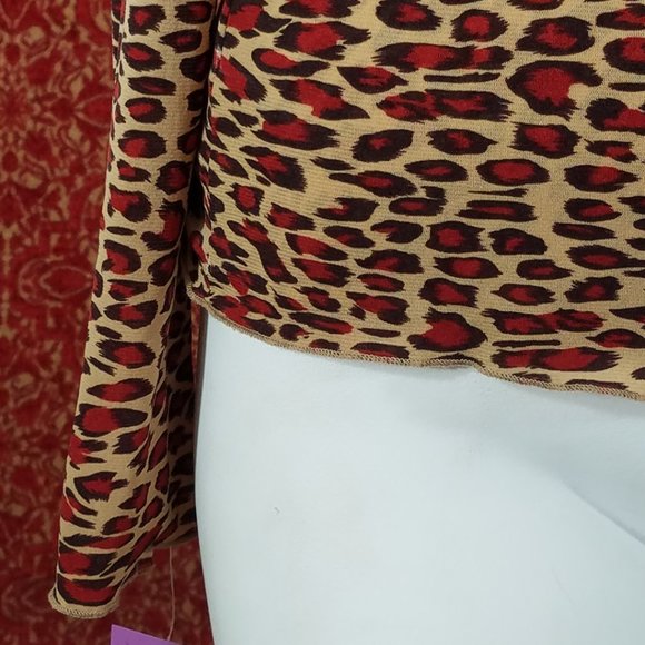 KAREN KANE mesh blouse L 💥🕚 - Picture 3 of 11